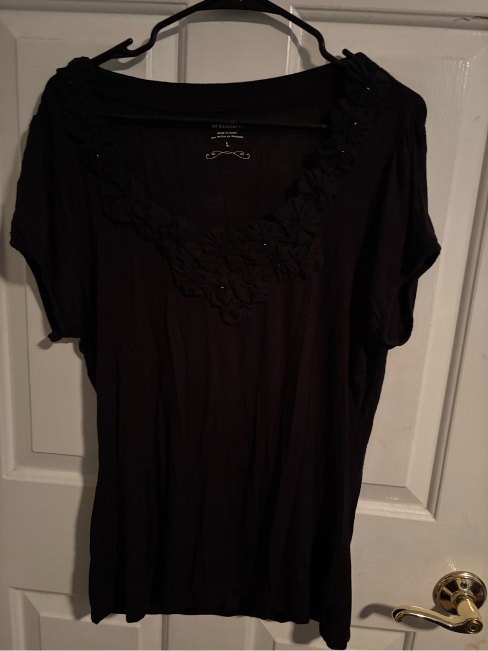 Dress Barn Black T-Shirt